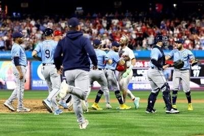 ESPN: Rays’ Edwin Uceta fined and suspended for three games for hitting Phillies favorite player with a pitch.
